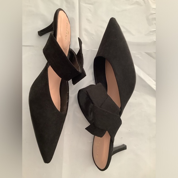 BANDOLINO BLACK Velvet pumps shoes. - Picture 10 of 12